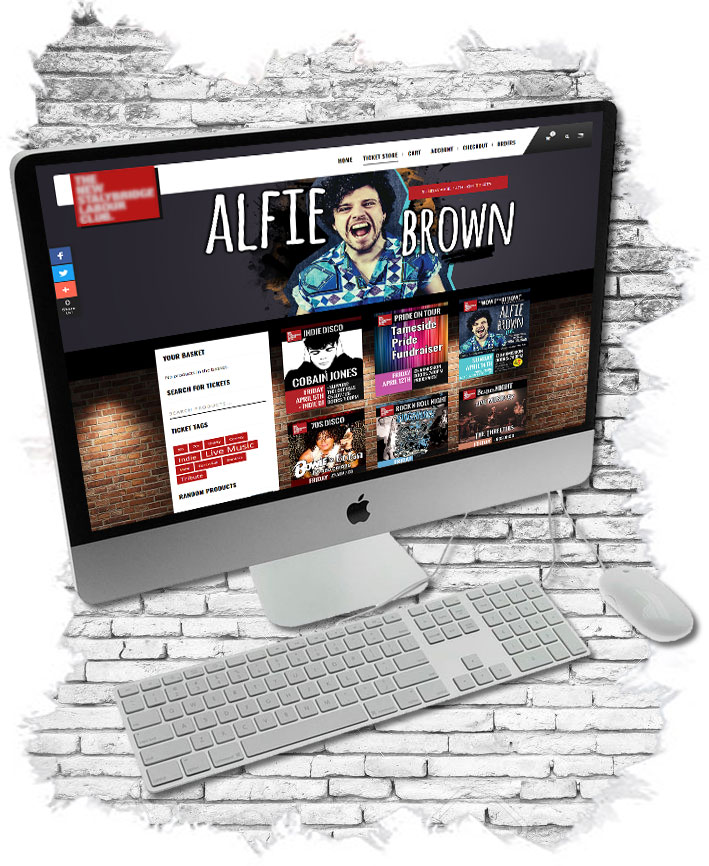 Venue Website Design. Web creation for live music venues.